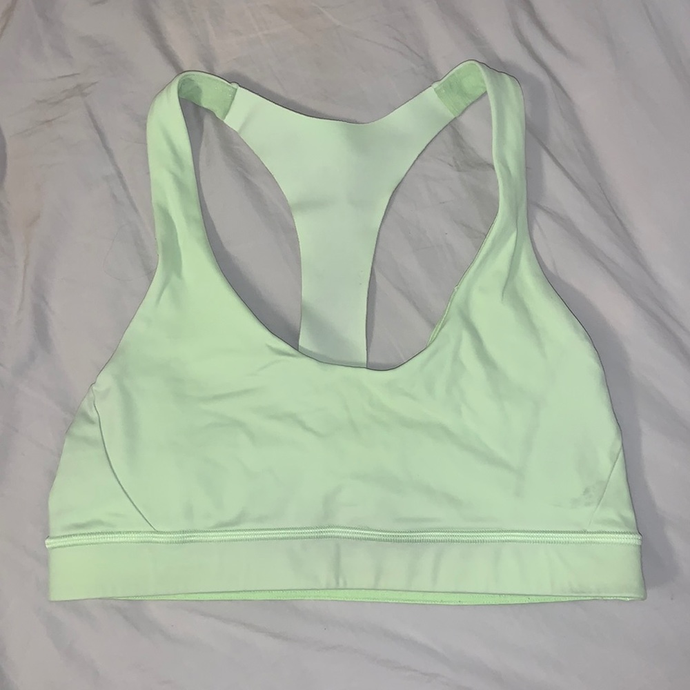 Lululemon neon sports bra